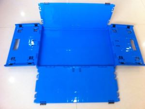 500*300*230 মিমি বন্ধ ভাঁজযোগ্য প্লাস্টিকের ক্রেট