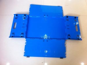 600*500*340 মিমি ফোল্ডিং প্লাস্টিক বন্ধ ছোট ক্রেট