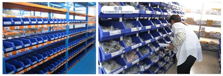 plastic warehouse picking bins