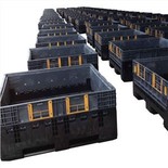 1200x1000x590 মিমি ভাঁজযোগ্য প্লাস্টিকের বাল্ক ধারক